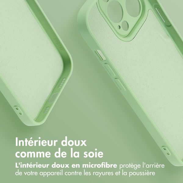 imoshion Coque Couleur avec MagSafe iPhone 14 Pro - Vert