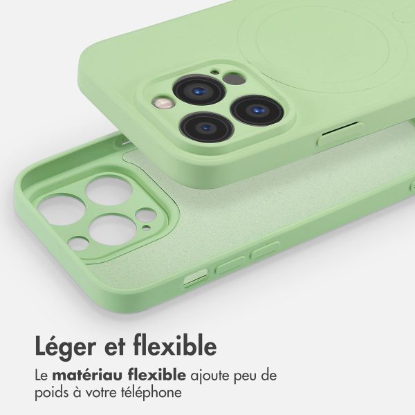 imoshion Coque Couleur avec MagSafe iPhone 14 Pro - Vert