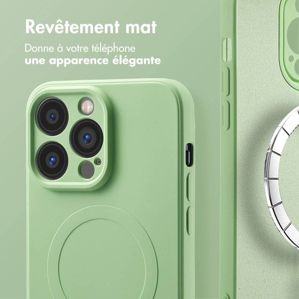 imoshion Coque Couleur avec MagSafe iPhone 14 Pro - Vert