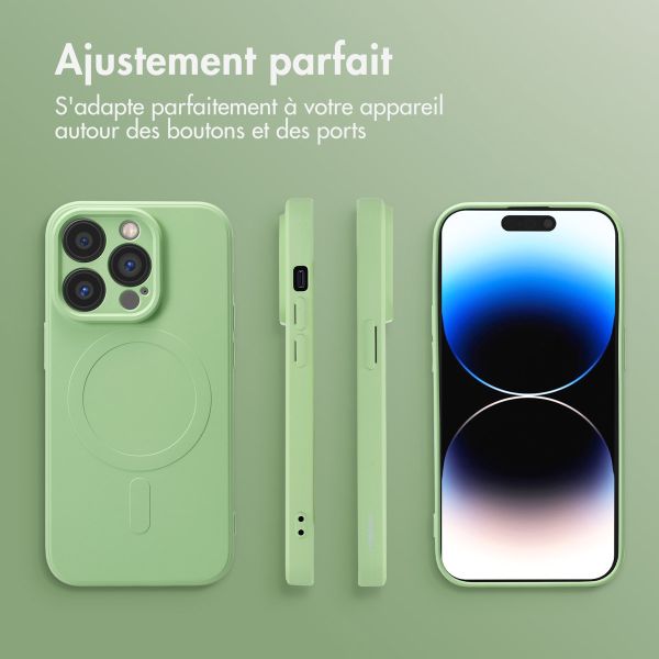 imoshion Coque Couleur avec MagSafe iPhone 14 Pro - Vert