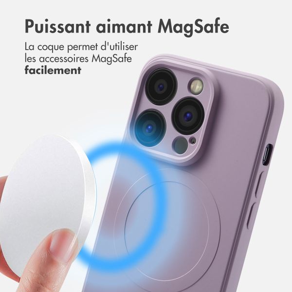 imoshion Coque Couleur avec MagSafe iPhone 14 Pro - Violet