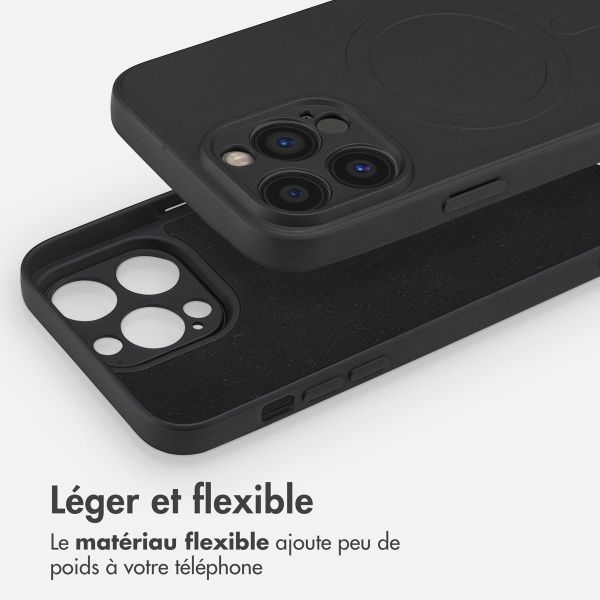 imoshion Coque Couleur avec MagSafe iPhone 14 Pro Max - Noir