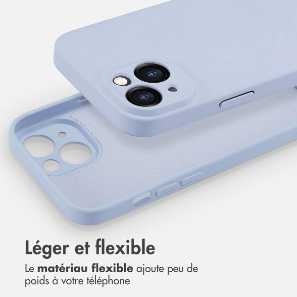 iMoshion Coque Couleur avec MagSafe iPhone 15 - Lilas