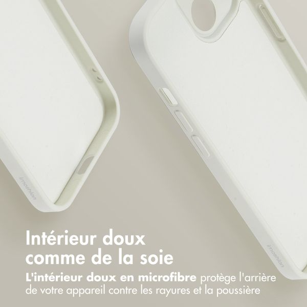 iMoshion Coque Couleur avec MagSafe iPhone 15 - Beige