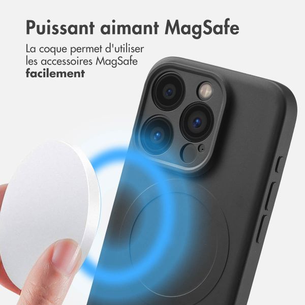iMoshion Coque Couleur avec MagSafe iPhone 15 Pro - Noir