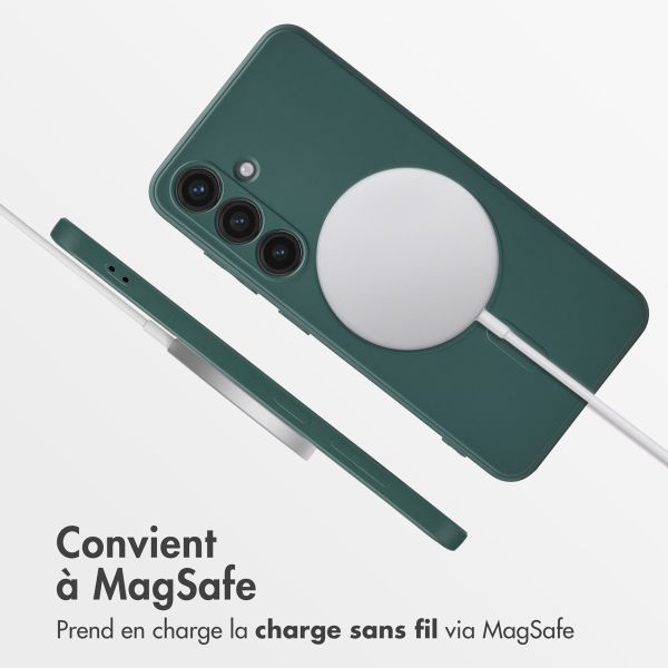 iMoshion Coque Couleur avec MagSafe Samsung Galaxy S24 - Vert foncé