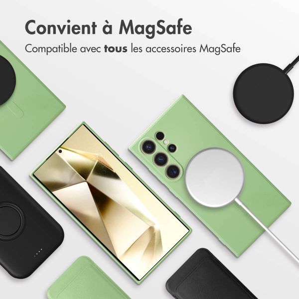 iMoshion Coque Couleur avec MagSafe Samsung Galaxy S24 Ultra - Vert