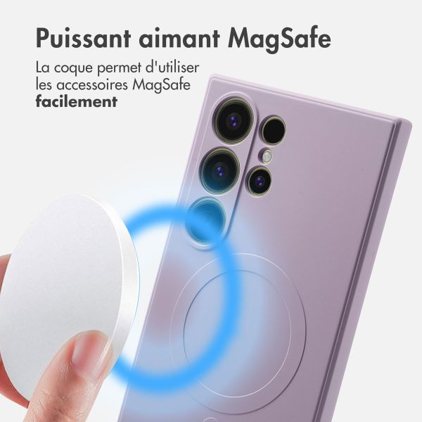 imoshion Coque Couleur avec MagSafe Samsung Galaxy S24 Ultra - Violet