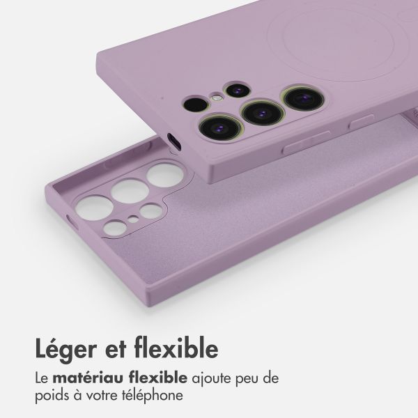 imoshion Coque Couleur avec MagSafe Samsung Galaxy S24 Ultra - Violet