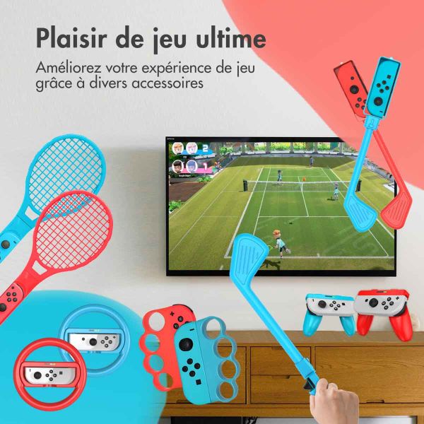 imoshion Ensemble Nintendo Switch - Ensemble d'accessoires de 15 pièces pour Nintendo Switch & Switch OLED