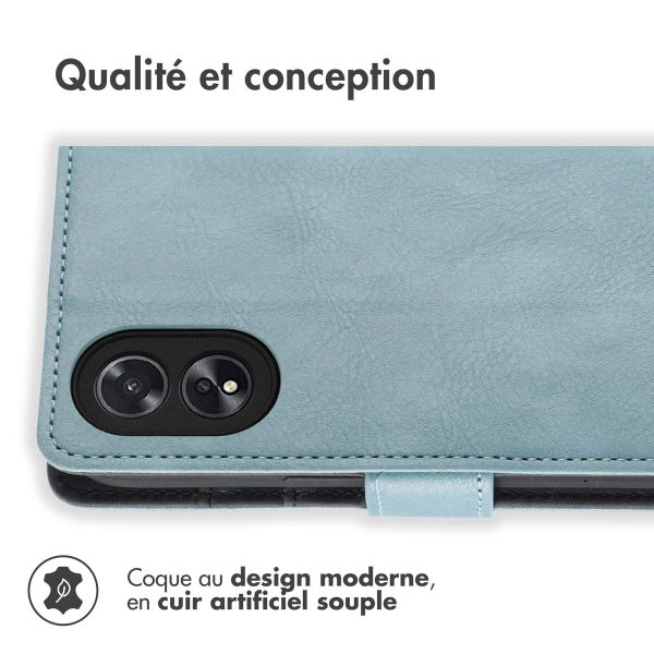 iMoshion Étui de téléphone portefeuille Oppo A18 / Oppo A38 - Bleu clair