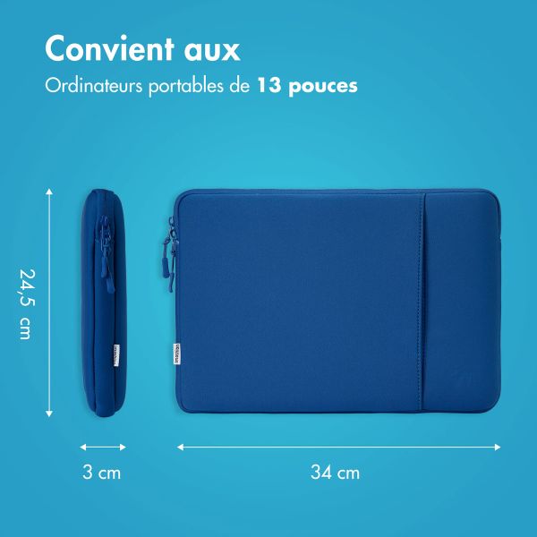 imoshion Pochette ordinateur avec compartiment 13 pouces - Cobalt Blue