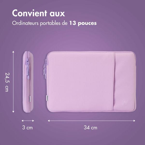 imoshion Pochette ordinateur avec compartiment 13 pouces - Lavender Lilac