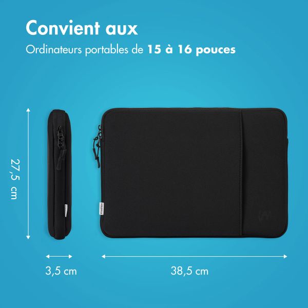 imoshion Pochette ordinateur avec compartiment 15-16 pouces - Black