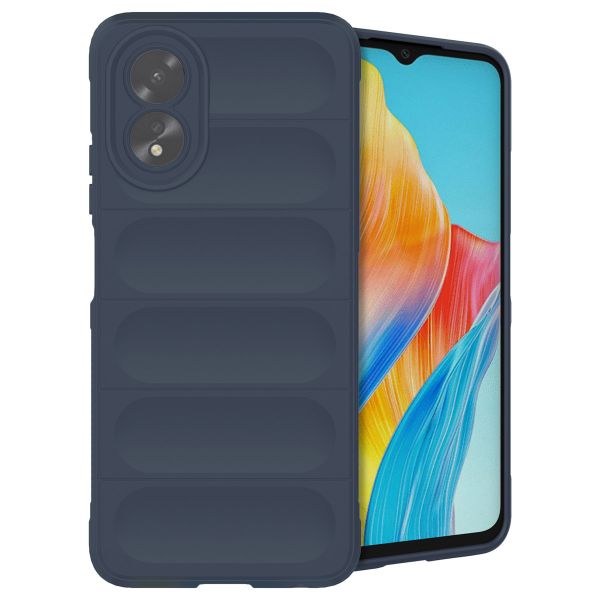 iMoshion Coque arrière EasyGrip Oppo A18 / Oppo A38 - Bleu foncé