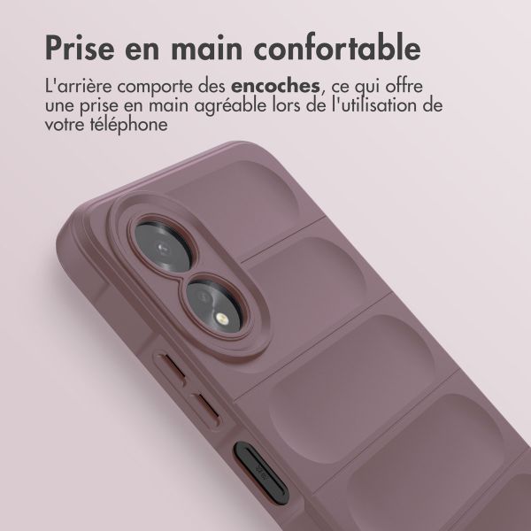 imoshion Coque arrière EasyGrip Oppo A18 / Oppo A38 - Violet