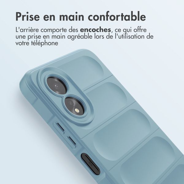 iMoshion Coque arrière EasyGrip Oppo A18 / Oppo A38 - Bleu clair