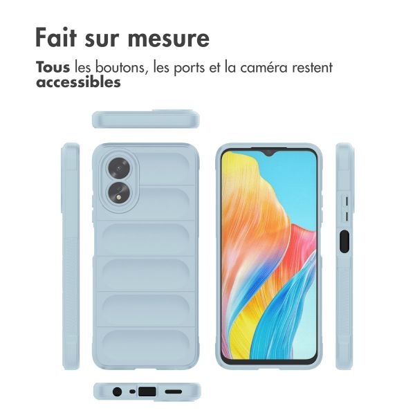 iMoshion Coque arrière EasyGrip Oppo A18 / Oppo A38 - Bleu clair