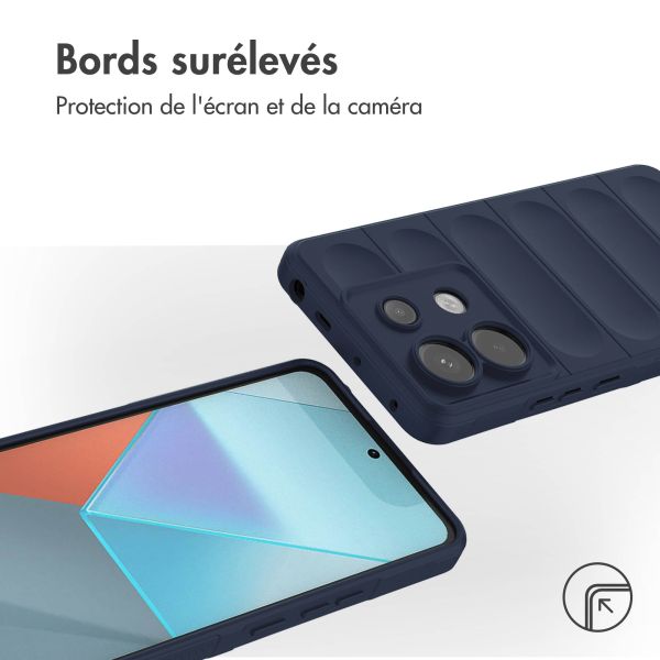 iMoshion Coque arrière EasyGrip Xiaomi Redmi Note 13 Pro (5G) - Bleu foncé