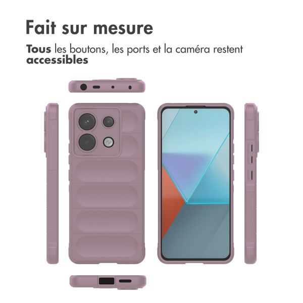 iMoshion Coque arrière EasyGrip Xiaomi Redmi Note 13 Pro (5G) - Violet