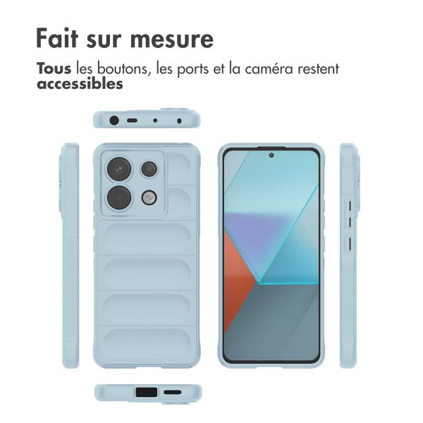 iMoshion Coque arrière EasyGrip Xiaomi Redmi Note 13 Pro (5G) - Bleu clair