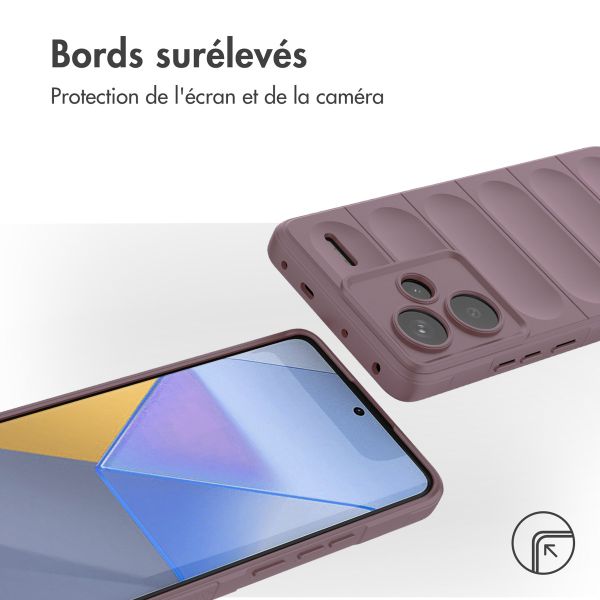 iMoshion Coque arrière EasyGrip Xiaomi Redmi Note 13 Pro Plus (5G) - Violet