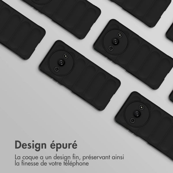 iMoshion Coque arrière EasyGrip Xiaomi Redmi A3 - Noir