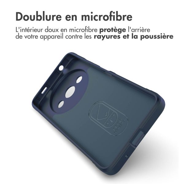 iMoshion Coque arrière EasyGrip Xiaomi Redmi A3 - Bleu foncé