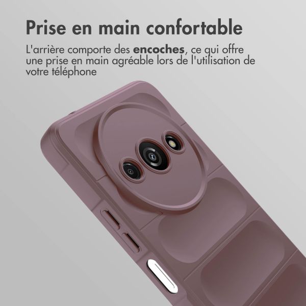 iMoshion Coque arrière EasyGrip Xiaomi Redmi A3 - Violet