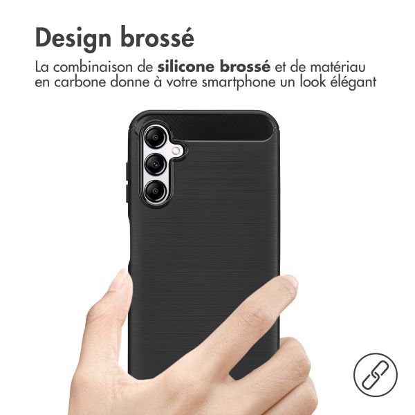 imoshion Coque Brushed Samsung Galaxy A14 (5G/4G) - Noir