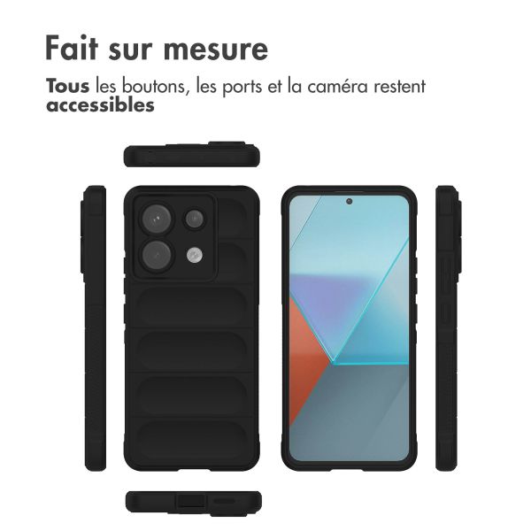 imoshion Coque arrière EasyGrip Xiaomi Poco X6 Pro - Noir