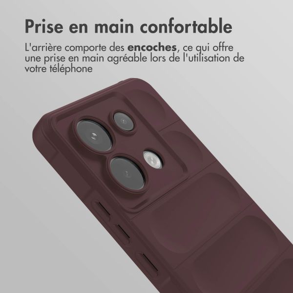 iMoshion Coque arrière EasyGrip Xiaomi Poco X6 Pro - Aubergine
