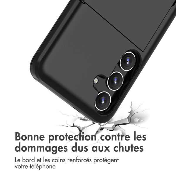 iMoshion Coque arrière avec porte-cartes Samsung Galaxy S24 Plus - Noir