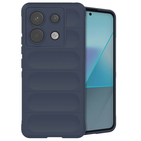 iMoshion Coque arrière EasyGrip Xiaomi Poco X6 Pro - Bleu foncé