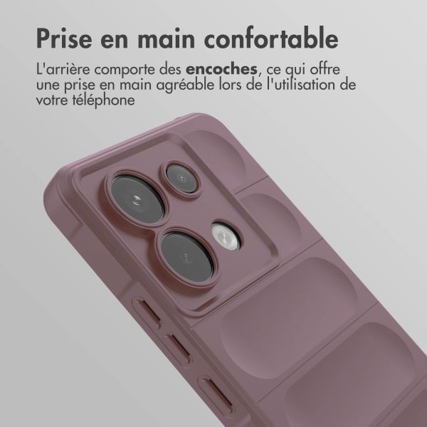 iMoshion Coque arrière EasyGrip Xiaomi Poco X6 Pro - Violet