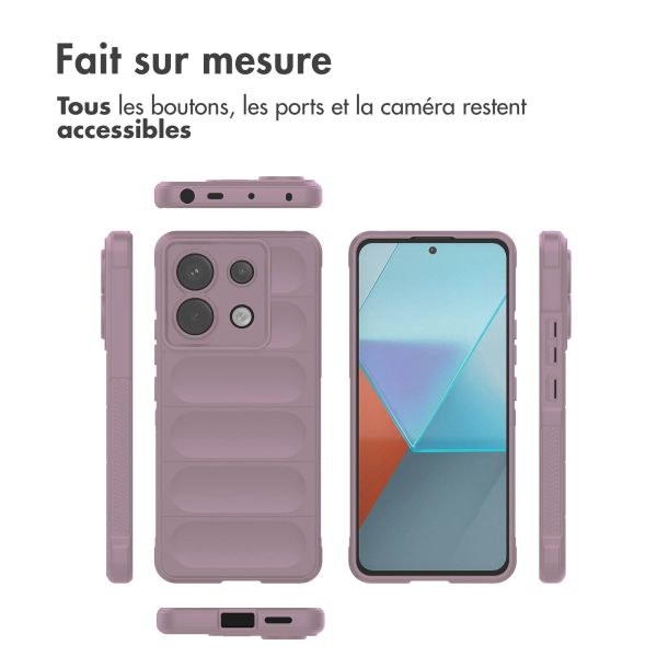 iMoshion Coque arrière EasyGrip Xiaomi Poco X6 Pro - Violet