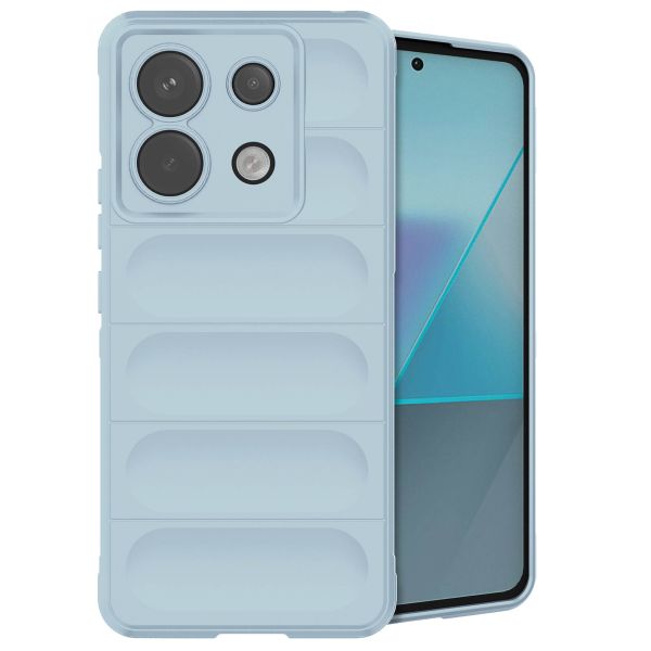 iMoshion Coque arrière EasyGrip Xiaomi Poco X6 Pro - Bleu clair