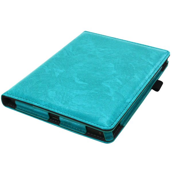 iMoshion Etui portefeuille Luxe unie pour liseuse Kobo Aura H2O Edition 2 - Turquoise