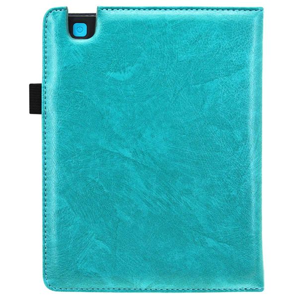 iMoshion Etui portefeuille Luxe unie pour liseuse Kobo Aura H2O Edition 2 - Turquoise