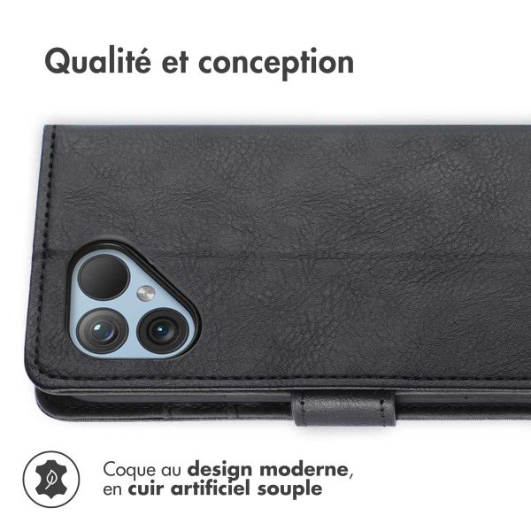 imoshion Étui de téléphone portefeuille Luxe Fairphone 5 - Noir