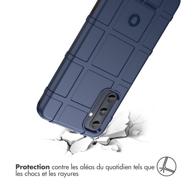 imoshion Coque Arrière Rugged Shield pour Samsung Galaxy A05s - Bleu foncé