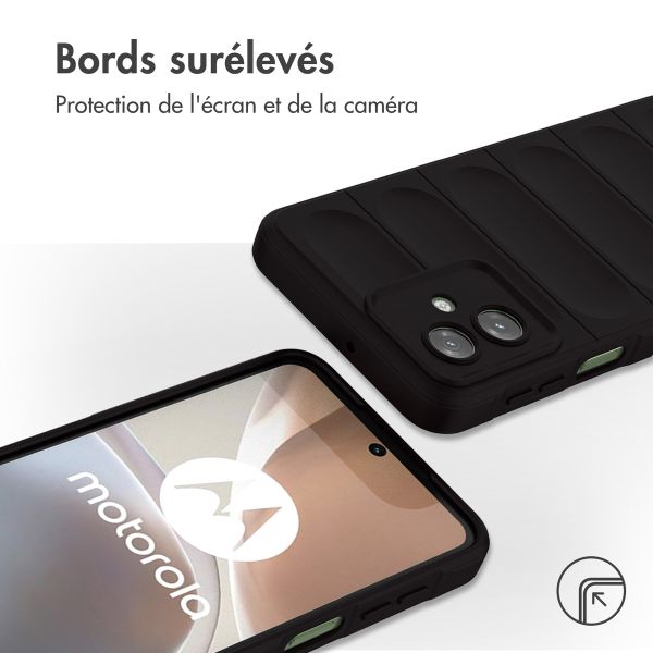 imoshion Coque arrière EasyGrip Motorola Moto G54 - Noir