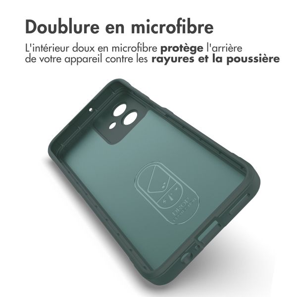 iMoshion Coque arrière EasyGrip Motorola Moto G54 - Vert foncé