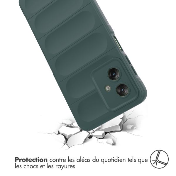 imoshion Coque arrière EasyGrip Motorola Moto G54 - Vert foncé