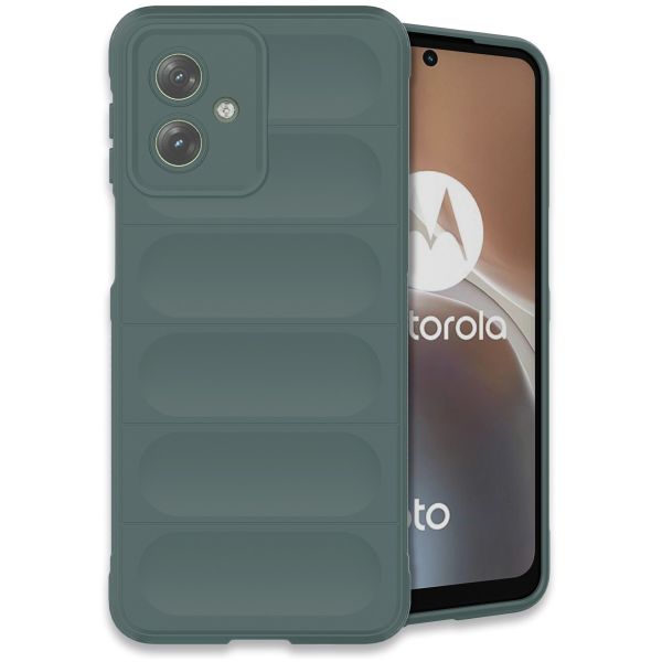 imoshion Coque arrière EasyGrip Motorola Moto G54 - Vert foncé