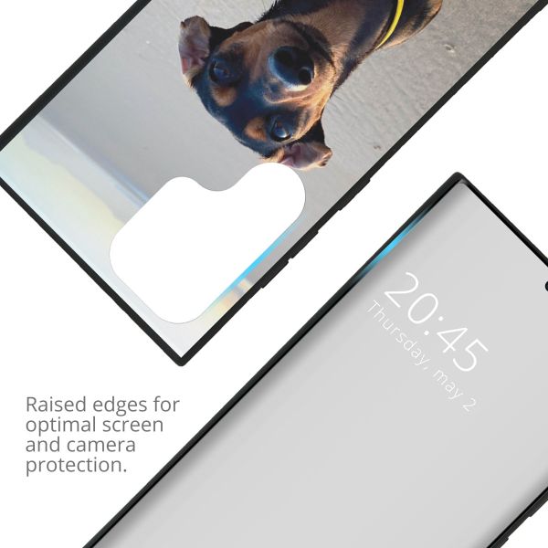 Concevez votre propre coque en gel Samsung Galaxy S24 Ultra - Noir