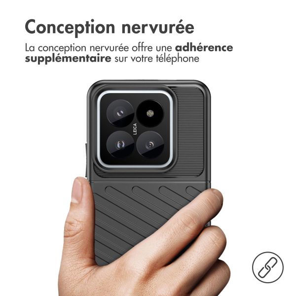 iMoshion Coque Arrière Thunder Xiaomi 14 Pro - Noir