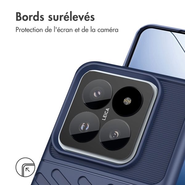 iMoshion Coque Arrière Thunder Xiaomi 14 Pro - Bleu foncé