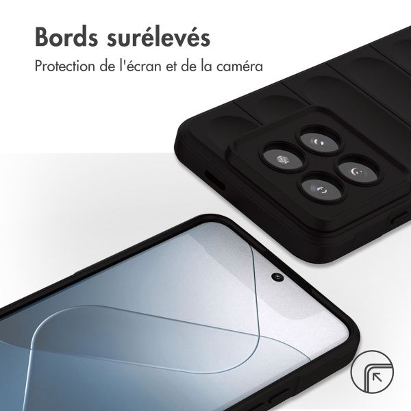 imoshion Coque arrière EasyGrip Xiaomi 14 Pro - Noir