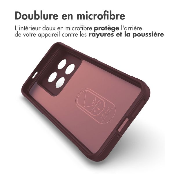 iMoshion Coque arrière EasyGrip Xiaomi 14 Pro - Aubergine